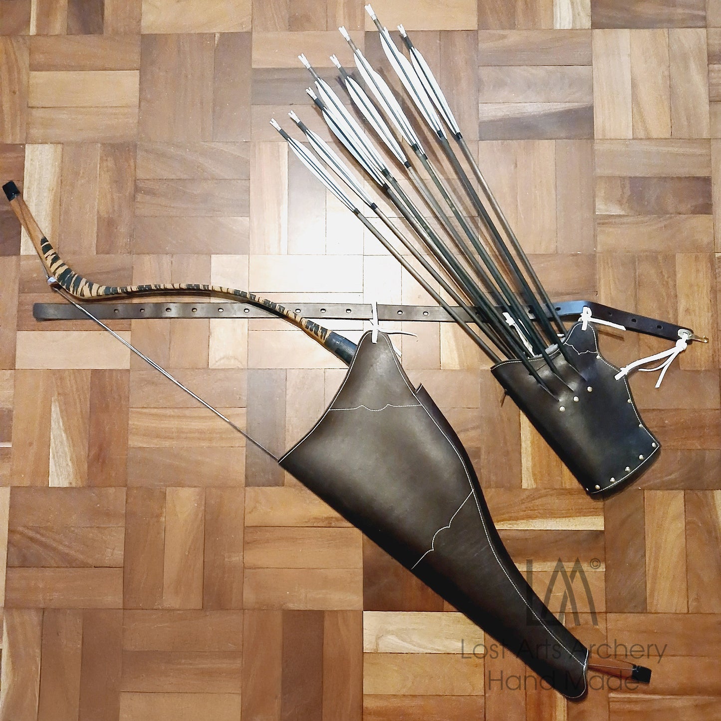 Qing / Manchu Full Field Set - Basic - Quiver and Bow Holster